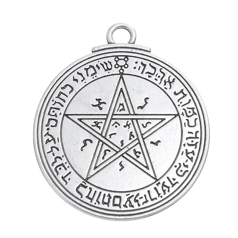 Dawapara Pentacolo di Saturno Talismano Chiave di Salomone messaggio tibetano di fascini e pendenti: Venus