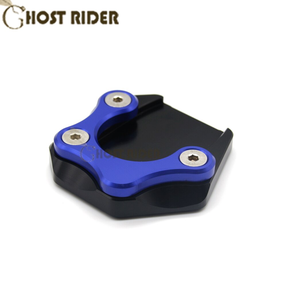 Pata de cabra para motocicleta, soporte lateral, placa de soporte de almohadilla de extensión para SUZUKI GSR750 GSR 750