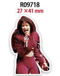 Abalorios acrílicos de Selena Singer para niña, accesorios de decoración para la fabricación de pendiente DIY, 30 Uds.: R09718