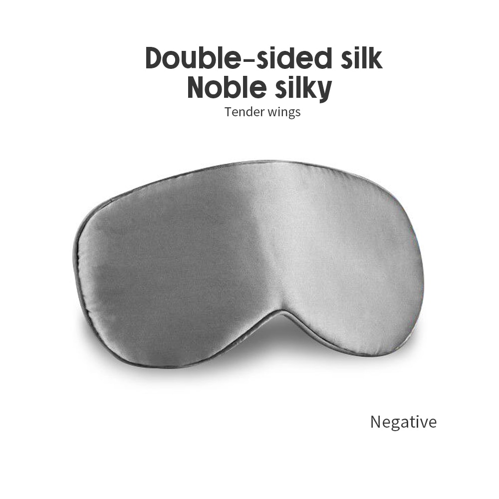 Eye Relax Massage Eye Mask Silk Shading Sleeping Travel Rest Eye Mask Cover Patch Paded Soft Sleeping Mask Blindfold Heating