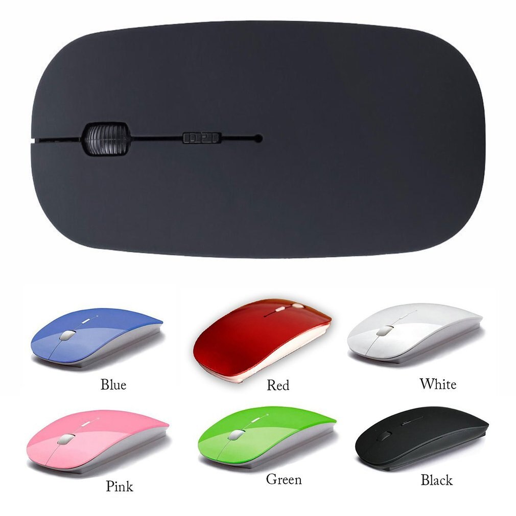 Fabrieksdirecte levering muis speciale aanbieding dunne draadloze muis 2.4g blue ray notebook computermuis
