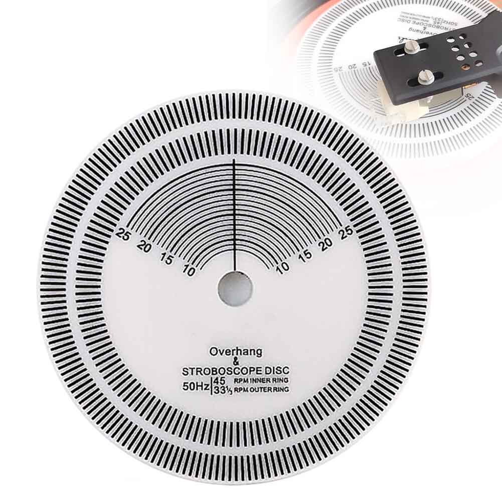 LP Vinyl Record Home Disc Stabilizer Accurate Anti Sliding Calibration Distance Turntable Phono Tachometer Gauge Protractor