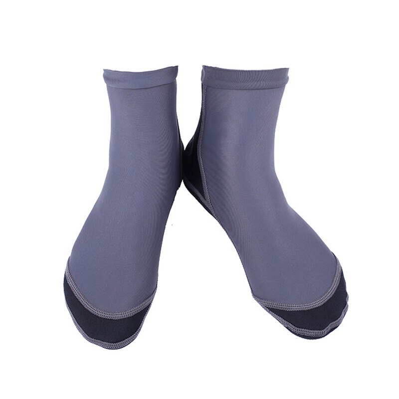 Newdiving guanti calzini da immersione scarpe da immersione calzini da spiaggia accessori per Sport acquatici calzini da Snorkeling in Nylon Neoprene 1.5mm: Gray