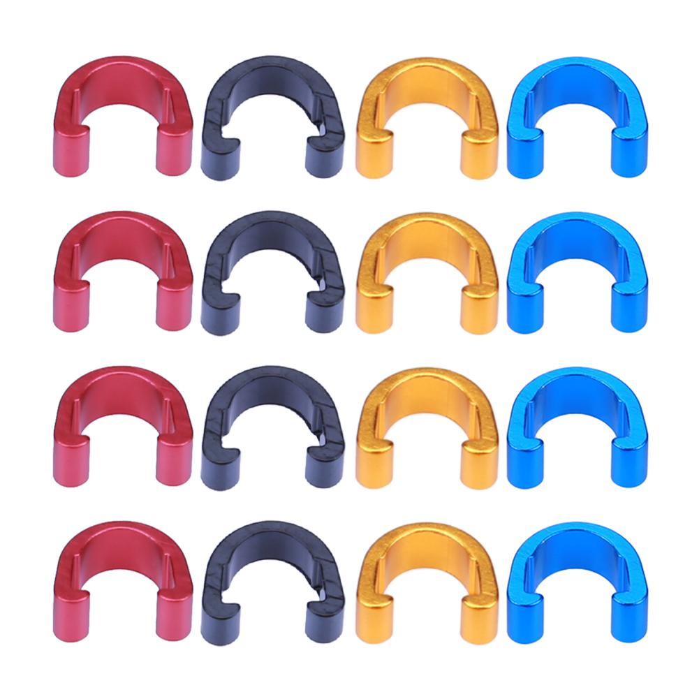 10Pcs Fietsen Mtb C-Clips Slang Rem Gear Kabel Klemmen Aluminium Gids Rem Kabel Clips Road Fiets fiets Accessoires