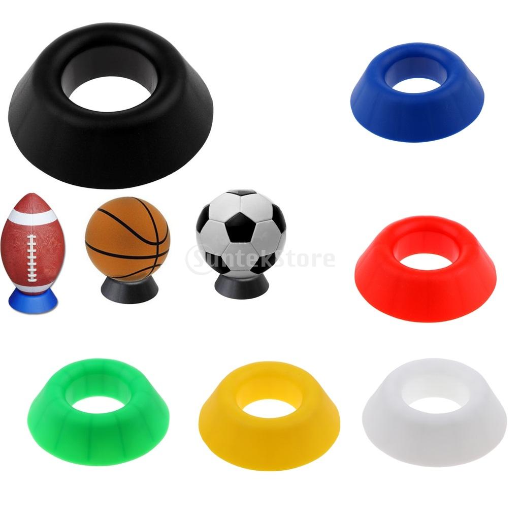 Præmie 5 &quot; boldstativ display holder stativ basketball fodbold fodbold trænings stativ rugby bold støtte base - vælg farver
