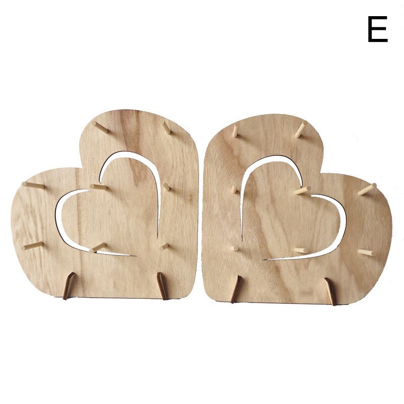 Houten Donut Stands Hartvormige Houder Voor Bruiloft Verjaardag Party Donuts Display Hoek Decoratie Fq-Ing