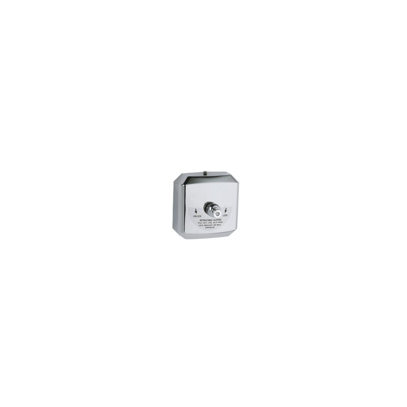 Perchero retráctil de acero inoxidable para colgar ropa, cuerda para colgar en la pared de 3m, para lavado y secado de ropa, de Hotel de 5 estrellas, 304: CL020