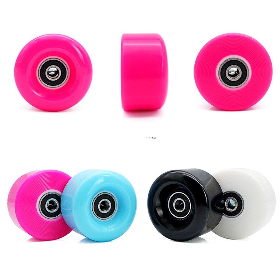 80%  highresponse rulleskøjter hjul med 608 lejer 58mm quad skating dæk 82a til indendørs udendørs dobbelt linje patines