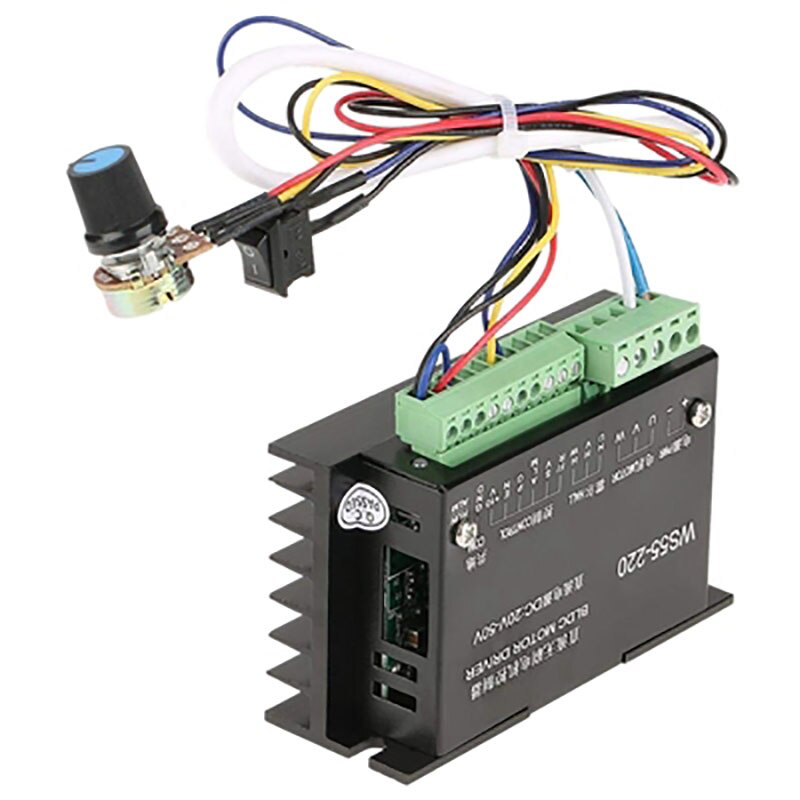 WS55-220 Dc 48V 500W Cnc Motor Driver Controller Bldc Motor Driver Controller Stap Motor Driver 20-50 vdc Elektrische Gereedschap