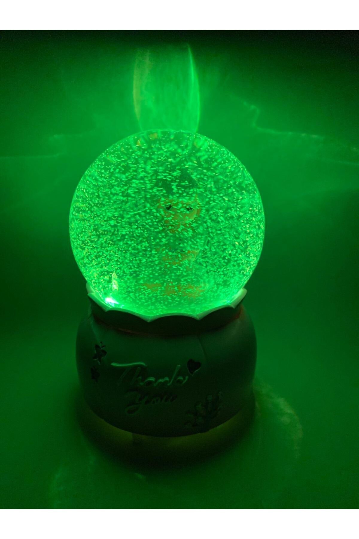 Luminous Snow Globe Big Size Cute Girl Musical Glass Globe Crystal Balls Magnetic Globes Home Office Decoration