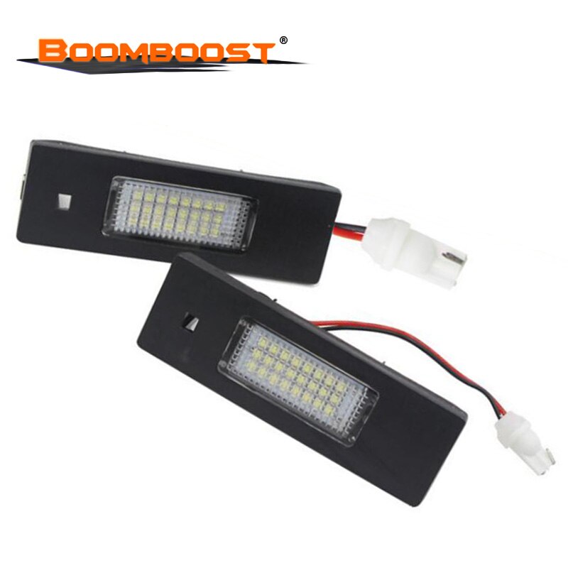 1 einstellen/2 stücke 3528 SMD 24 Leds Stamm Lampe DC12V Für BMW E81 E87 E63 E64 E89 Z4 f20 F21 DXY88 Auto FÜHRTE Lizenz Nummer Platte Licht