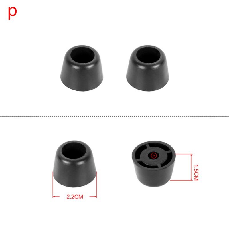 1Pair Replacement Plastic Stud Luggage Feet Pads for Luggage Bags Suitcase Stand Feet: P