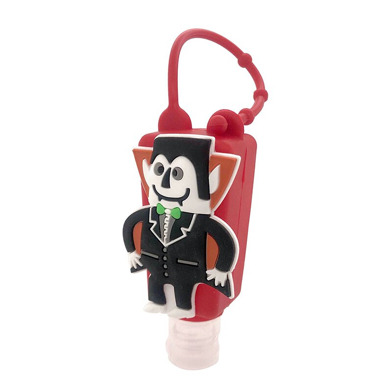 1PC 30ml Halloween Silikon Mini Hand Sanitizer Hand Gel Halfter Tragbare Sicher Gel Halfter Reise Shampoo Seife Spender flasche