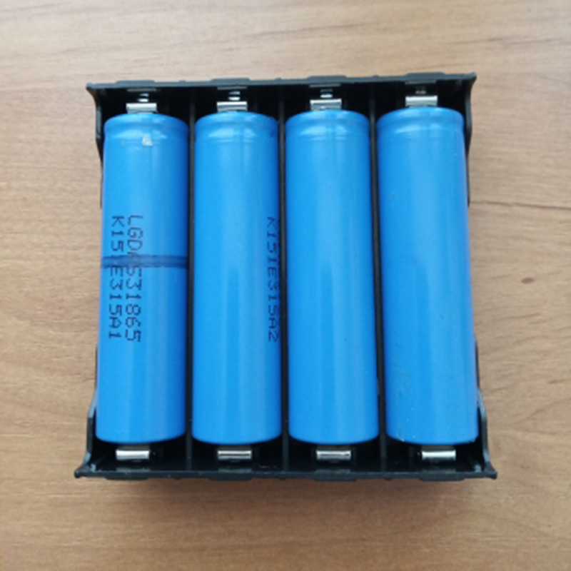Abs 18650 powerbank behuizingen 1x 2x 3x 4x doe-het-zelf 18650 batterijhouder opbergdoos 1 2 3 4 batterijhouder met harde pin