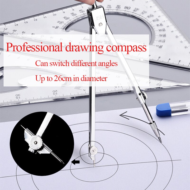 SP-260 Machinery Combination Plotter Drawing Compasses Set Architecture Engineering Civil Engineering Drawing Tools