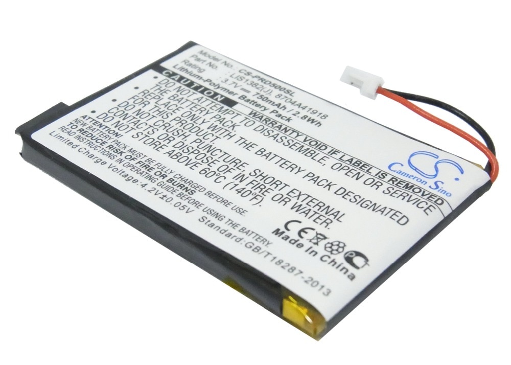 Cameron sino 750 mah batteri lis 1382( j) for sony bærbar leser prs -500,  prs -505, prs -700bc, hvis prs -505, , vennligst sjekk versjonen