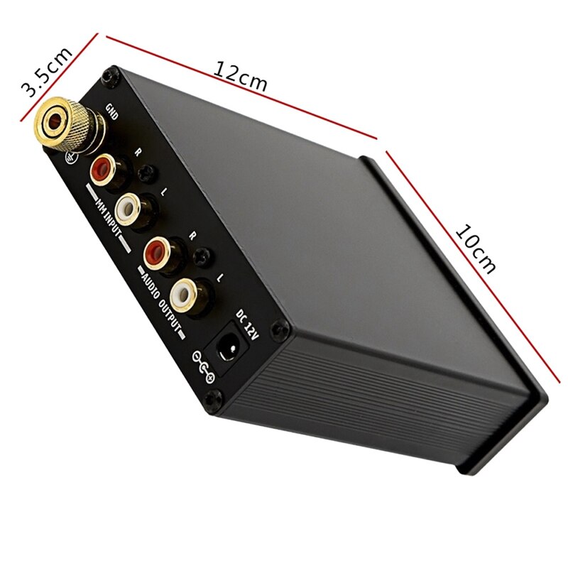 PREAMPLIFICADOR DE tocadiscos RIAA para escenario, amplificador de tocadiscos de alta fidelidad MM, bobina móvil, Phono