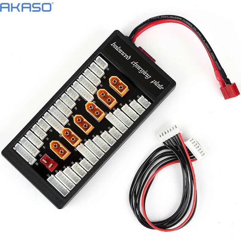 iMAX B6 Lcd-scherm Digitale RC Lipo NiMh Batterij Balance Charger + B6AC Lipo Opladen XT60/T Plug Adapter Board 2-6 S