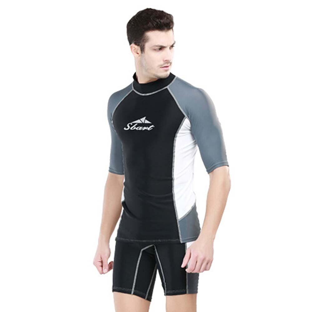 Mannen Shirt, Shorts, Wetsuit, split Dunne Gedeelte Korte Mouwen Dunne Zonnebrandcrème En Sneldrogende Mannen Zwemmen Wetsuit Pak