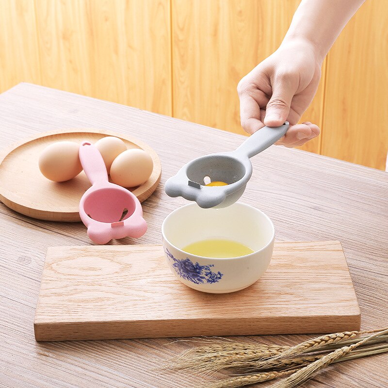 Separador de clara de huevo de plástico para el hogar, separador de filtro de yema de huevo, utensilios de repostería para cocina, accesorios de cocina al por mayor