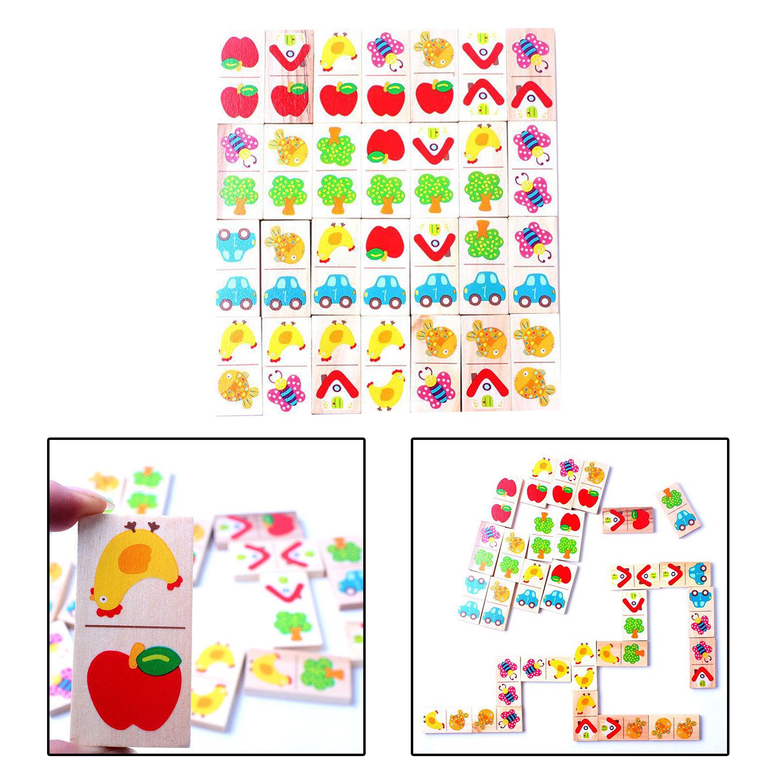 Wooden Dominos Blocks For Toddlers Toddler Puzzles Vicedeal Wooden dominos blocks for toddlers toddler puzzles vicedeal