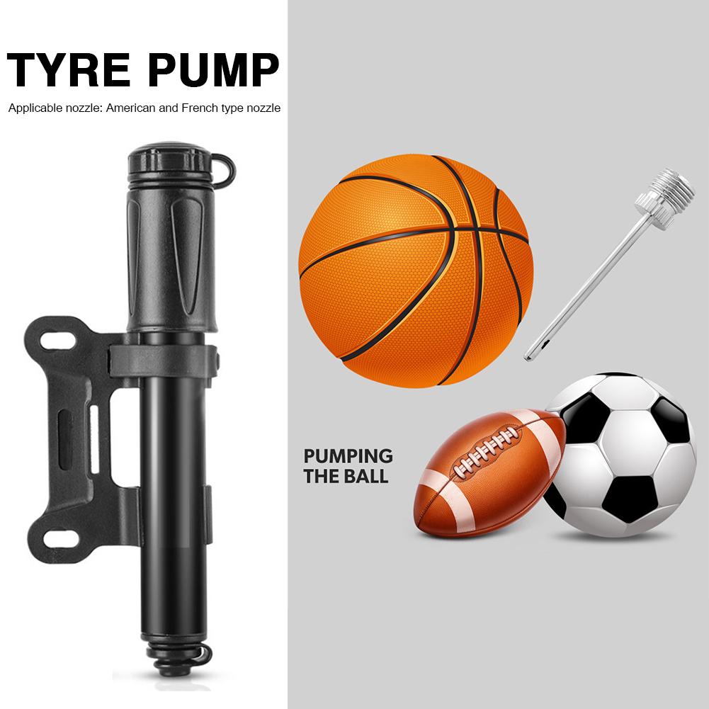 Hoge Druk Pomp Fiets Basketbal Inflator Mini Draagbare Kleine Pomp Met Slang Manual Inflator