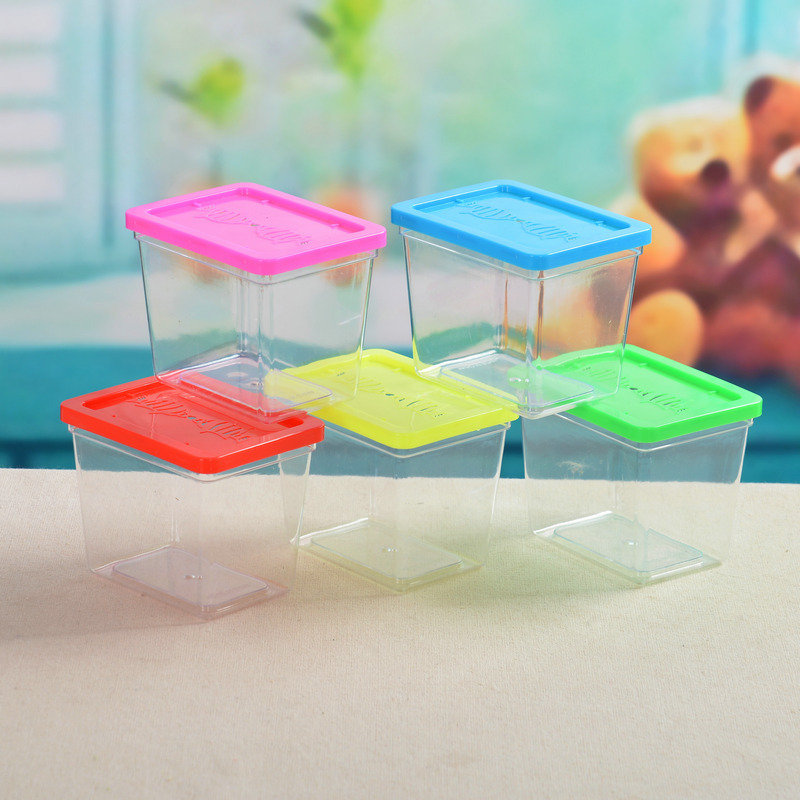 Mini Betta Fish Tank Transparent Aquarium Incubator Fish Breeding Hatching Box Plastic Breeding Isolation Tortoise Box For Kids