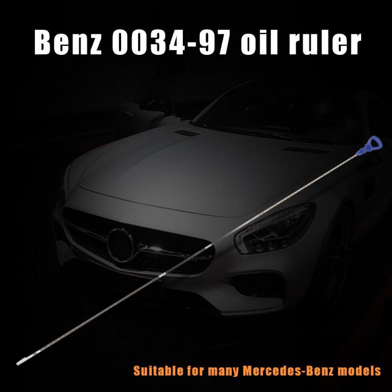 Engine Oil Dipstick for Mercedes Benz C240 C320 M112 CLK500 M113 CL600 M137 V12 Handle Nylon Ruler Stainless Steel Sheet