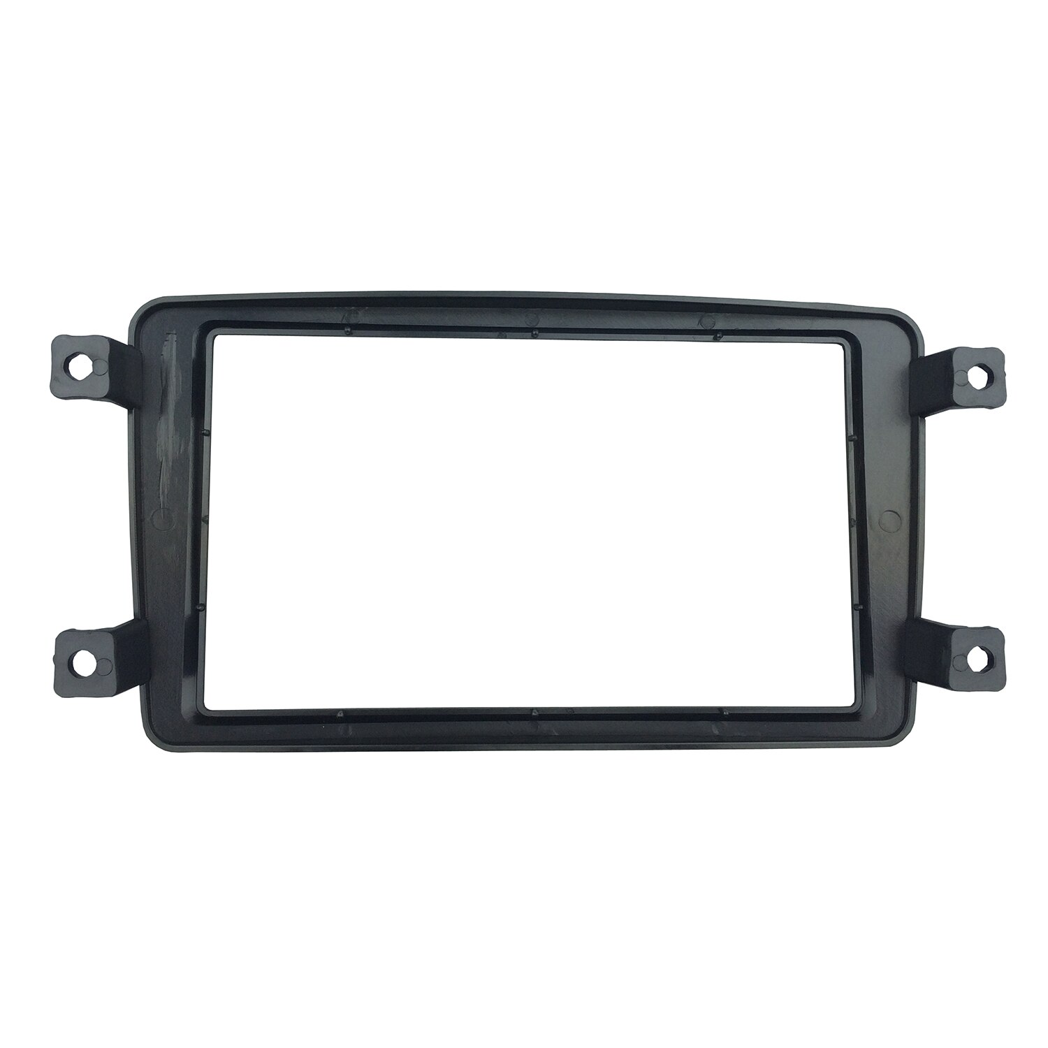 Double 2 Din Stereo Panel for BENZ C-klasse (W203) Fascia Black Color Radio Refitting Dash Mounting Installation Trim Kit Face