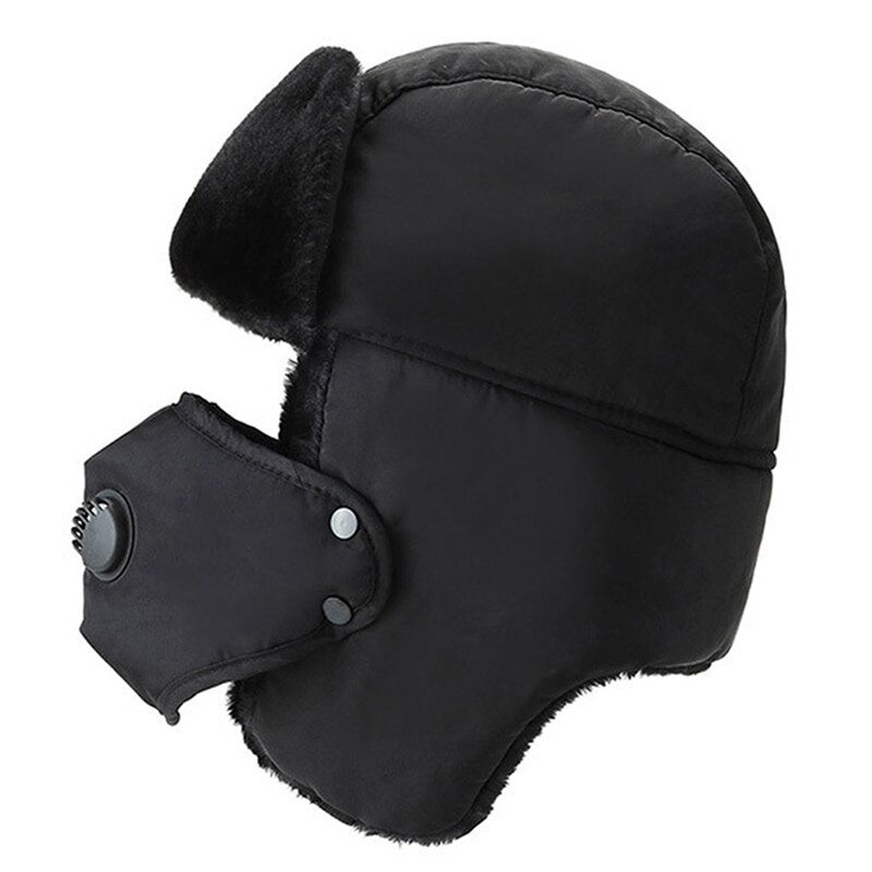 Cálidos gorros impermeables para hombre y mujer, gorros de estilo Bomber rusos, Unisex, para invierno, senderismo, orejeras, gorra gruesa y cálida