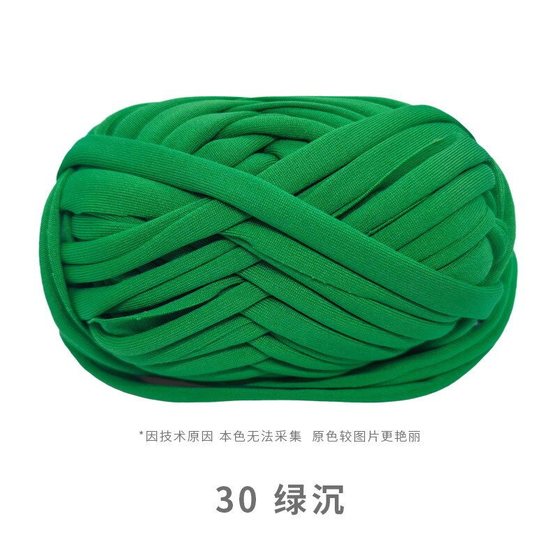 Neemoy100g/ball Colorful Cloth Strip Yarn Hand Knitting Crochet Thread for DIY Handmade Cushion Carpet Line Coarse Yarn: 30