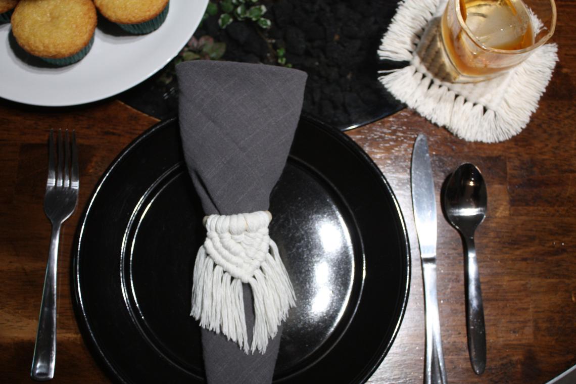 Macrame Servet Ring Set Boho Handgemaakte Servetringen Voor Wedding Party Tafeldecoratie