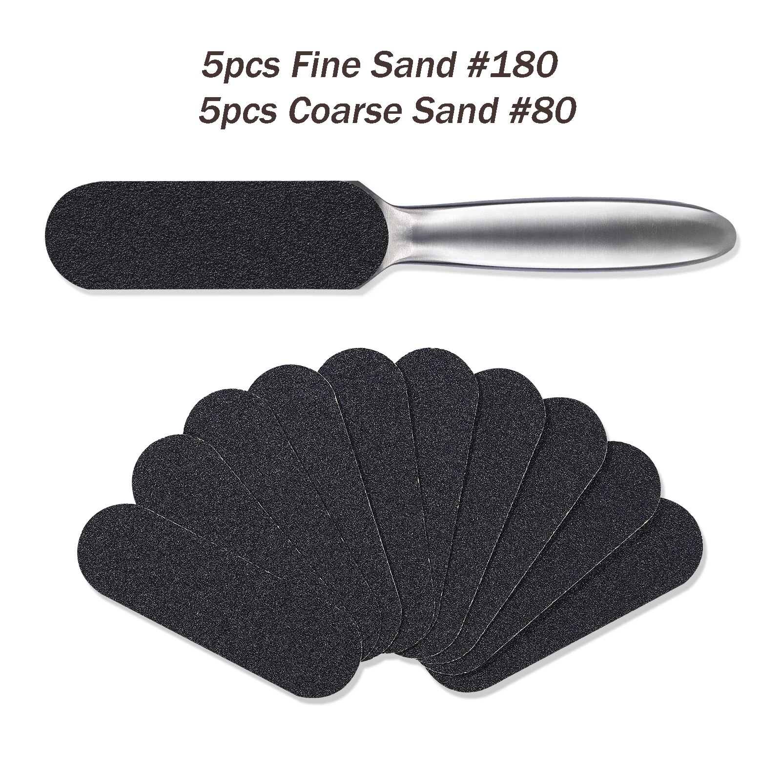 Foot Files Replace Sanding Cloth Pedicure Feet Files Foot-Care-Tool File-Calluses-Remover Dead Skin Foot Rasp Refill: file set