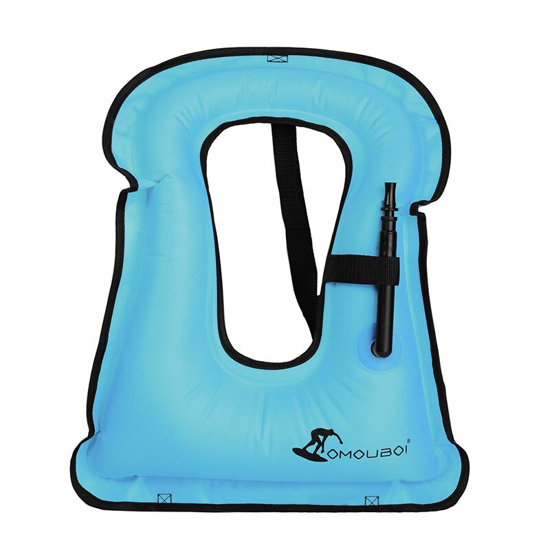 Erwachsene Aufblasbare Schwimmen Leben Weste Jacke Schnorcheln Schwimm Gerät Schwimmen Treiben Surfen Überleben Wasser Sport Life Saving: Blue 2