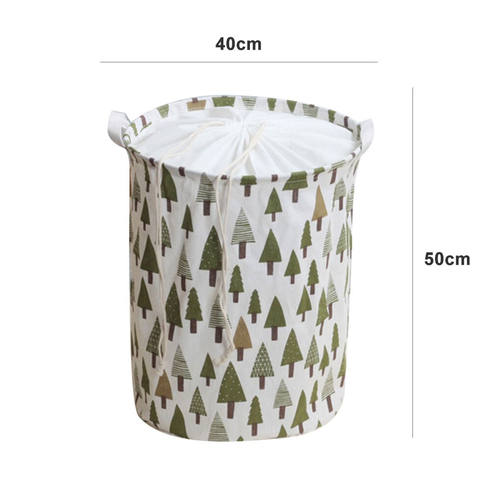 Large Capacity Drawstring Laundry Hamper Canvas Storage Bag Organizer With Handle Bin Folding Collapsible Laundry Basket: G