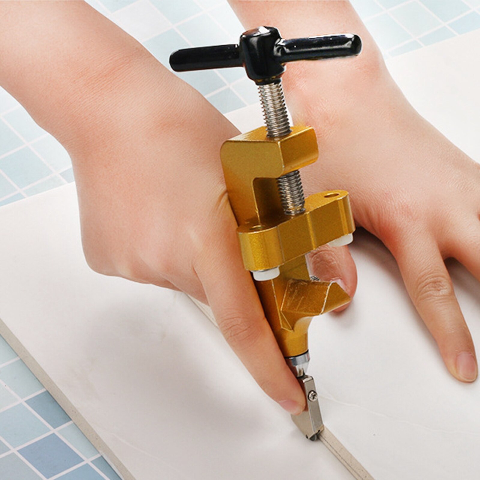 2 In 1 Easy Glide Glass Tile Cutter Ceramic tile glass cutting tool portable lightweight Multifunctional tool