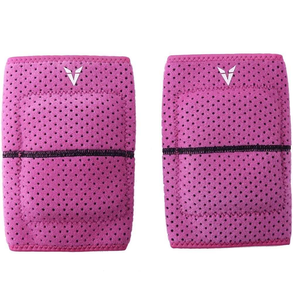 Rodillera Veidoorn 1prs para baile, protector de soporte, rodillera transpirable, rodillera, rodillera para entrenamiento de gimnasio: PINK / L