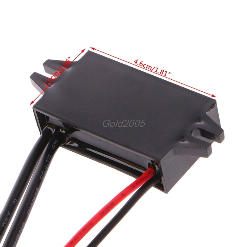 Convertidor de CC de 12V a 5V, 3a, doble, 2 USB a automático, regulador de voltaje G05, y