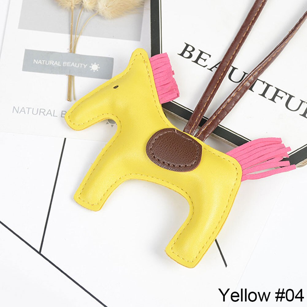 Stereo Cute Balloon Horse Keychain Key ring Cartoon Mobile Phone Bag Car Pendant Fun Keychain: 04