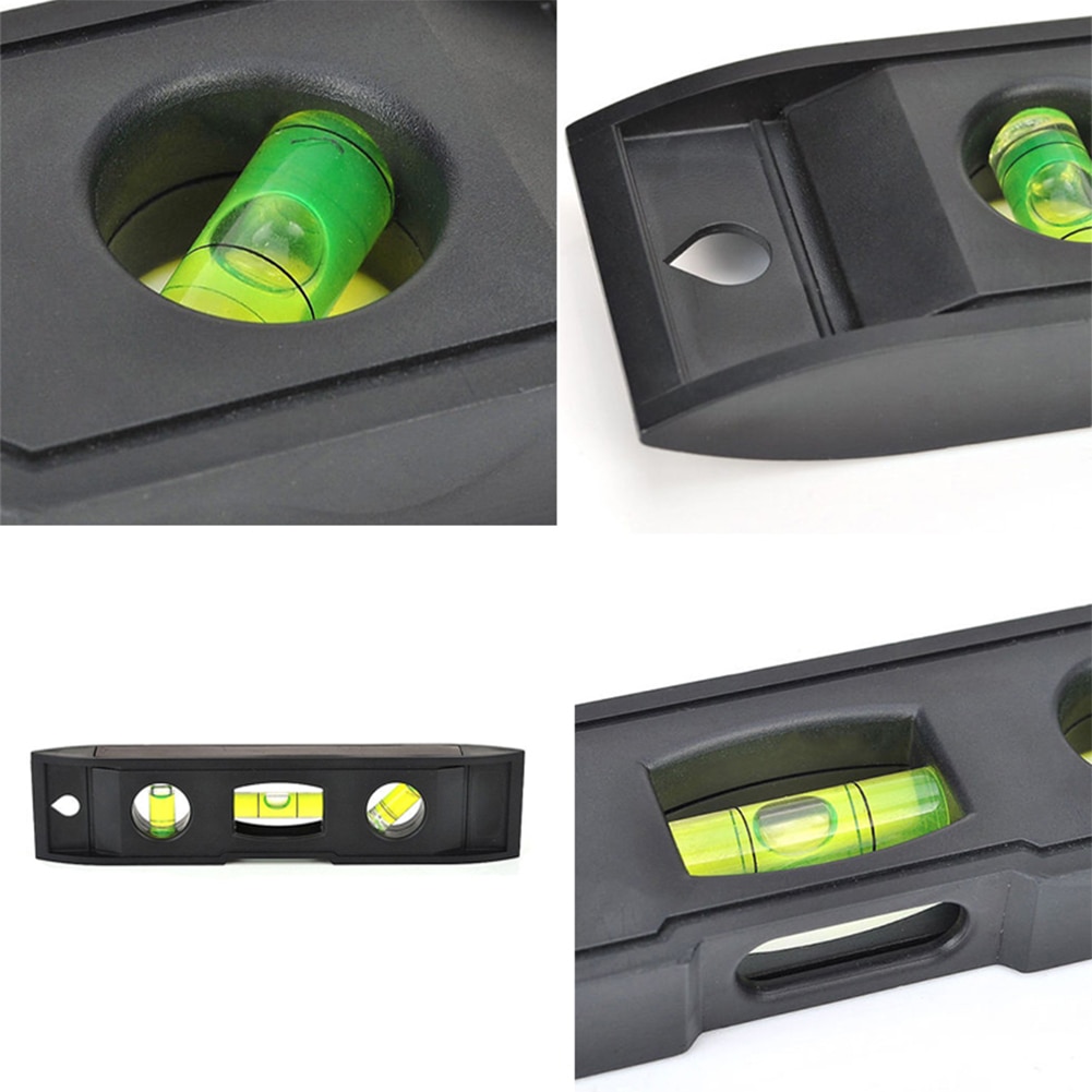 Accueil remplacement 230mm plombier aimant bulle aléatoire couleur mesure outils en plastique Portable torpille niveau Vertical