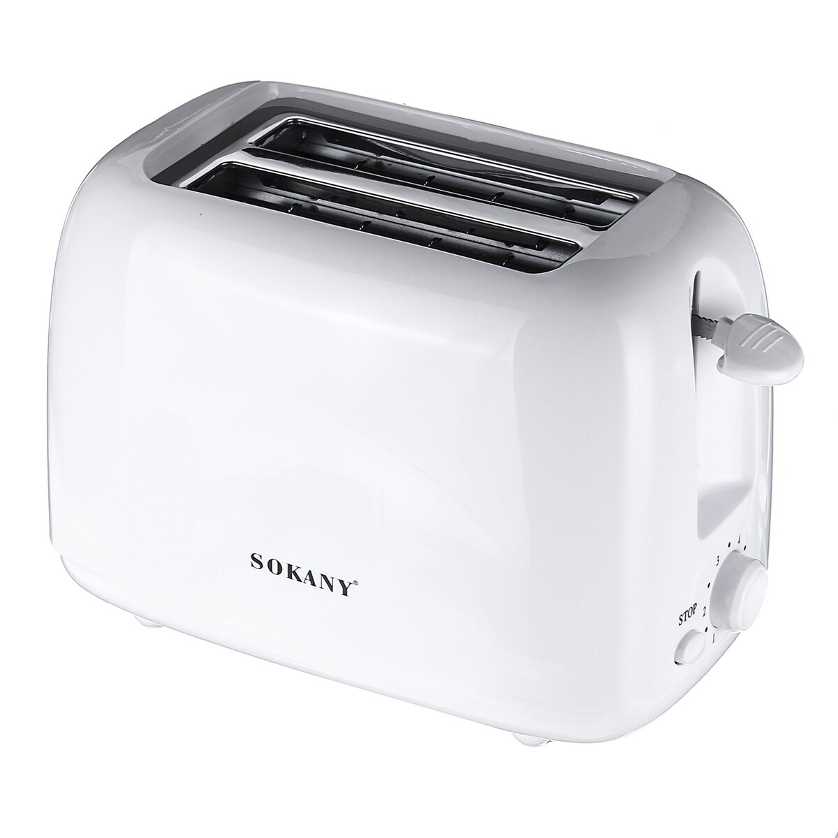 700W Toaster Machine 2 Slices Bread Oven Sandwich Toasters 6 gear ...