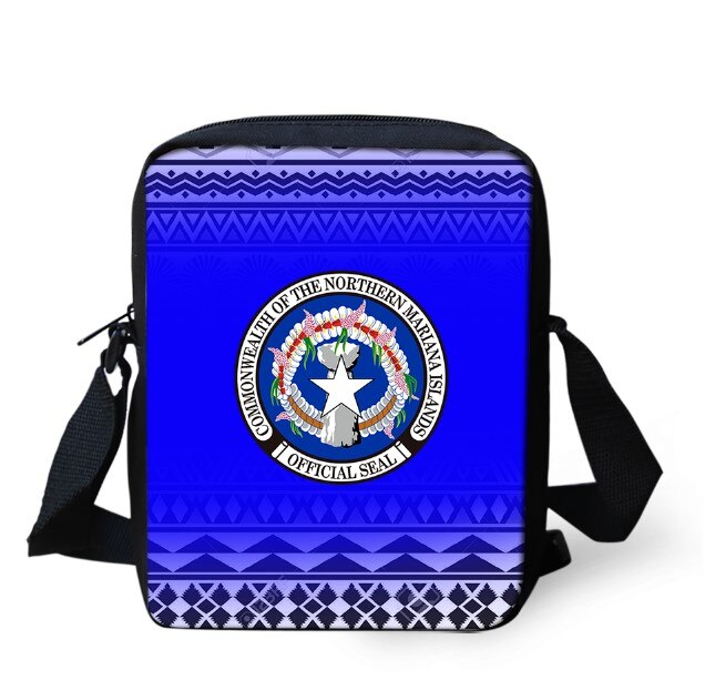 Ilhas marianas do norte tatuagens impresso bolsa de ombro para crianças meninos mini mensageiro sacos viagem crossbody versipacks: 11