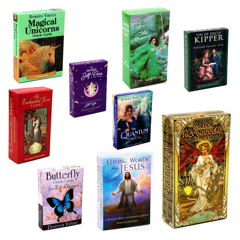 19 Soorten Tarot Kaarten Betoverde Liefde Tori Hartman Vlinder Magische Eenhoorn Quantum Onder Rozen Secret Destiny Tarot Deck Game