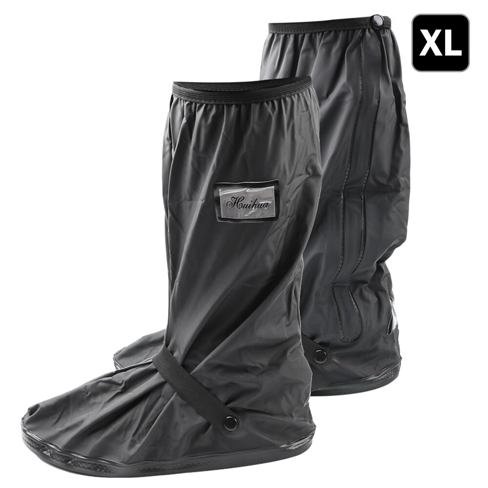LEEPEE – protège-chaussures unisexe pour moto, Scooter, vélo, protection anti-pluie, réutilisable, antidérapant, 1 paire: XL