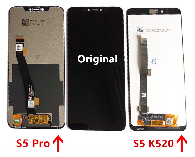 Originele 6.2 "Voor Lenovo S5 Pro L58041 S5 Pro Gt L58091 Lcd-scherm Met Touch Sensor Screen Assembly Met gereedschap Tape