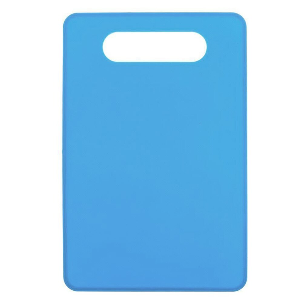 Kitchen Vegetable Fruit Cutting Board Slice Cut Chopping Block w/ Hanging Hook: blue