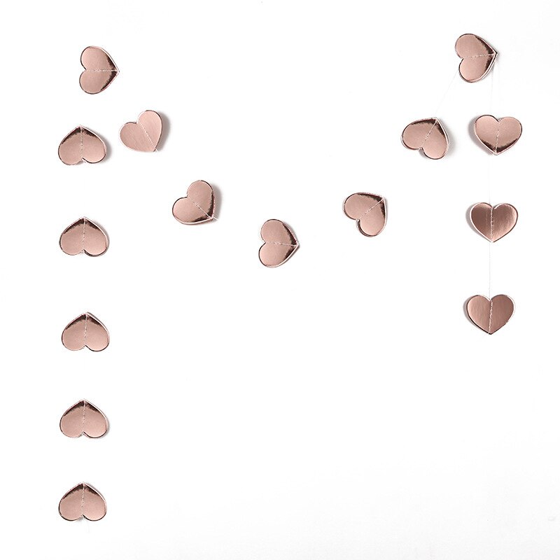 Guirlande banderole en forme de cœur 1 ensemble | Guirlandes en papier, je t'aime, guirlandes suspendues en forme de cœur, décoration bricolage pour fête de mariage, maison: H03