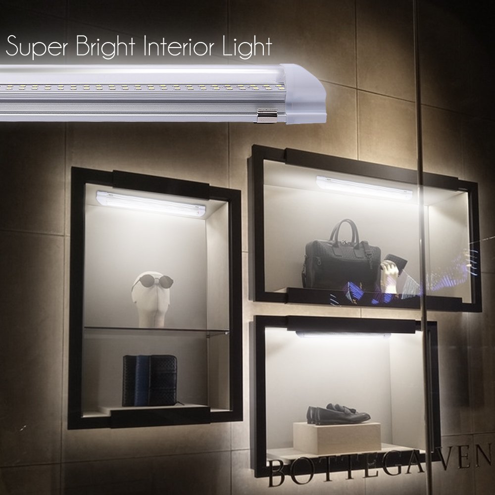 Mictuning 2Pcs 72 Led Auto Interieur Wit Strip Licht Bar Auto Interieur