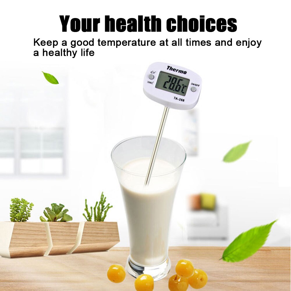 Voedselthermometer  ta288 digitale keukenthermometers voor vleesbereiding voedseltemperatuursonde bbq elektronische oven keukengereedschap
