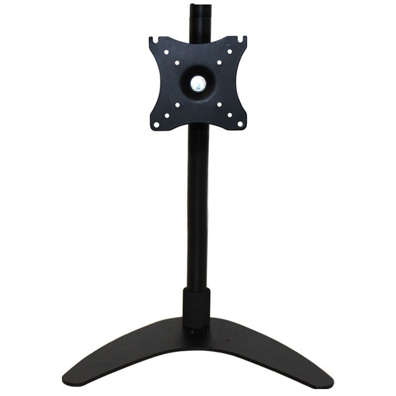 Universal- Monitor Tisch Stand LCD Boden Schreibtisch Monitor Halterung Ständer mit Einstellbare Neigung Schwenker Drehung halten Bildschirm 14 &quot;zu 27&quot;: Schwarz